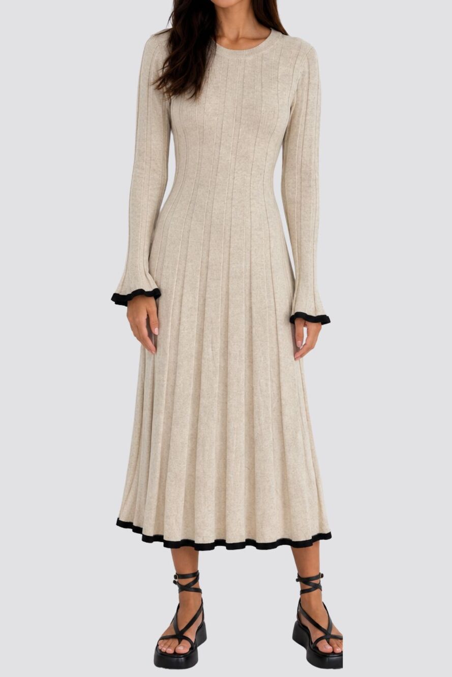 NWT Allison New York Francesca Dress in Natural Sz XS